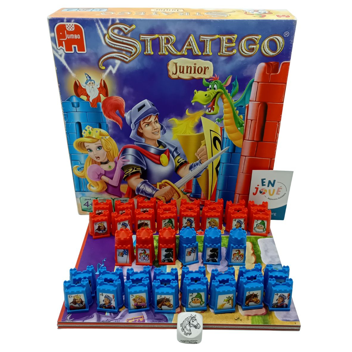 Jeu de société - Stratego - Jumbo - A partir de 4 ans. Bon état - Vue 2 - 